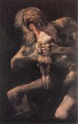Francisco de goya y Lucientes Devouring One of his Children painting